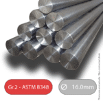 BARRE TITANE – GRADE 2/T40 – Diamètre 16mm